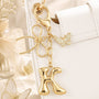 8878AUS1 bubble letter keychain_ with charms_ personalized gifts for himher 8878aj0p5a
