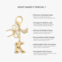 8878AUS6 bubble letter keychain_ with charms_ personalized gifts for himher 8878aj0p5a
