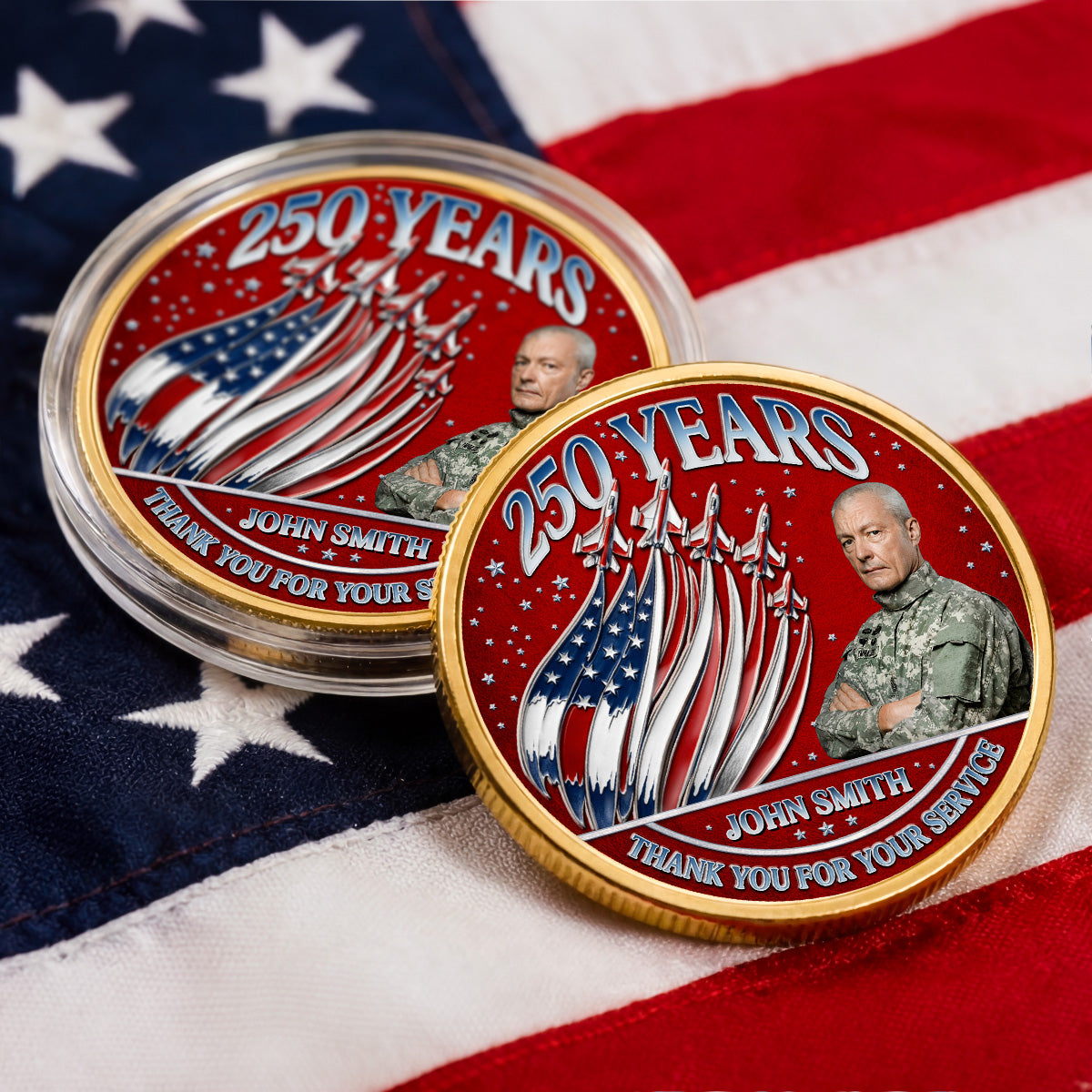 8914MUS2 250 years thank you for your service coin personalized photo gifts for 4th of july 8914mj8qmb