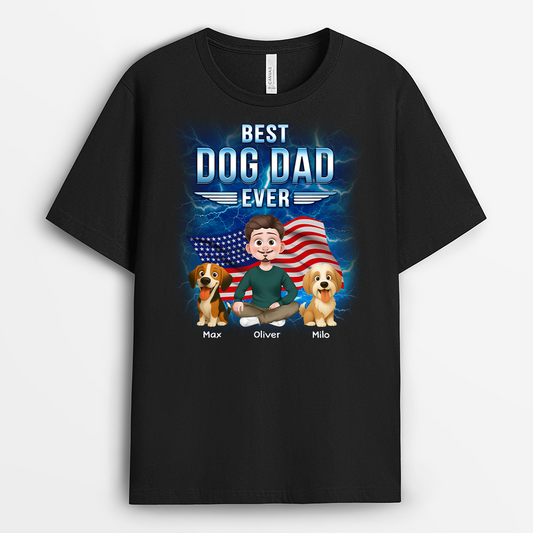 8923AUS1 best dog dad ever shirt america 250 shirt personalized 4th of july gift 8923a39bc