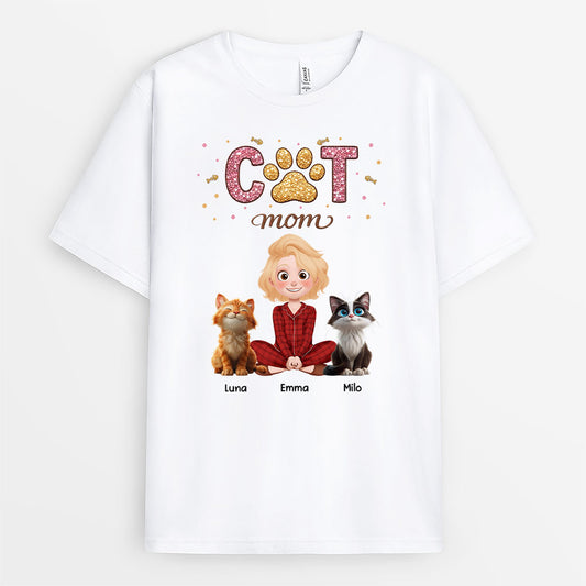 8930AUS1 personalized cat dad shirt custom cat shirts for humans 8930a3dld