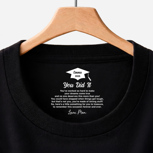 8938AUS1 custom hidden message shirt graduation gifts for sondaughter 8938aa8haa