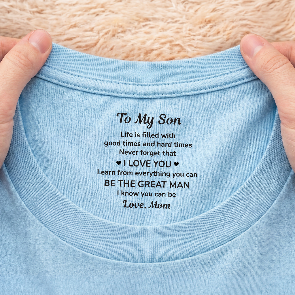 8946AUS2 custom inside neck print shirt unique gifts for sondaughter 8946aashza