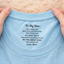 8946AUS2 custom inside neck print shirt unique gifts for sondaughter 8946aashza