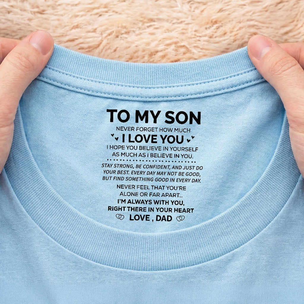 8948AUS2 custom hidden message shirt gifts for sondaughter 8948aa6vca