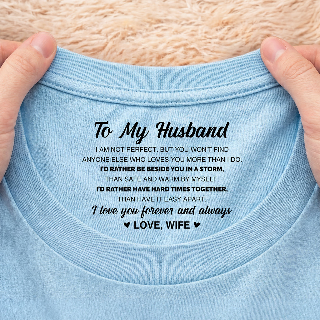 8950AUS2 custom inside neck print t shirt gifts for wifehusbandcouples 8950aa6dcg
