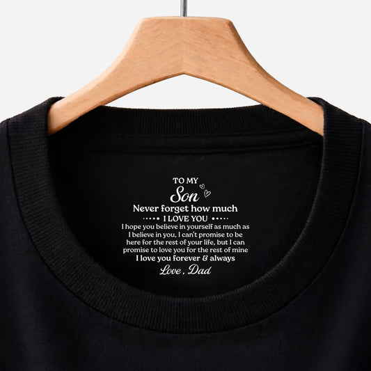 8952AUS1 i love you inside neck print shirt personalized gift for daughterson 8952aa6ela