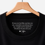 8954AUS1 ill always be here for you inside neck print shirt personal gifts for himher 8954aaseca
