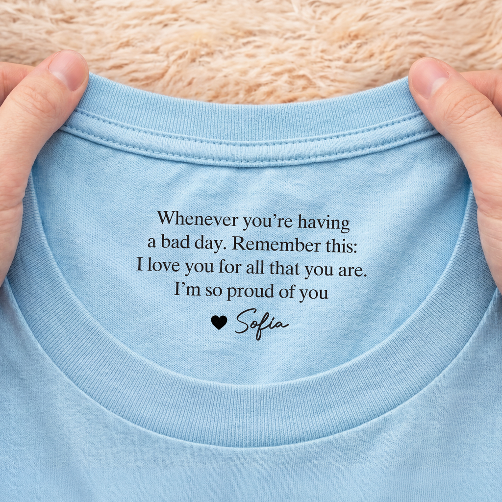 8954AUS2 ill always be here for you inner neck print shirt personal gifts for himher 8954aaseca