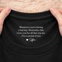 8954AUS2 ill always be here for you inside neck print shirt personal gifts for himher 8954aaseca