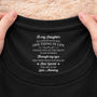 8961AUS2 custom inner neck print t shirt gifts for daughterson never forget how loved you are 8961aatcsa