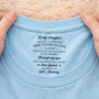 8961AUS2 custom inside neck print t shirt gifts for daughterson never forget how loved you are 8961aatcsa