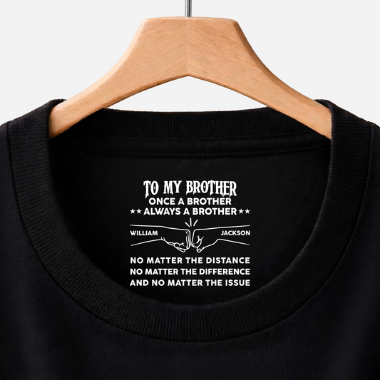 8973AUS1 inner neck print t shirt personalized gifts for brother 8973aacdbb