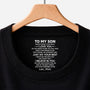 8975AUS1 i believe in you inside neck print t shirt personalized gifts for sondaughter 8975aacdzb