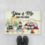 8998DUS2 you me and the dogs doormat personalized camping gifts for couples 8998d3d1c