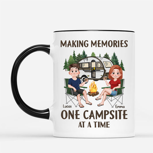 9004MUS1 making memories one campsite at a time mug personalized camping gifts for couples 9004m3vag_1