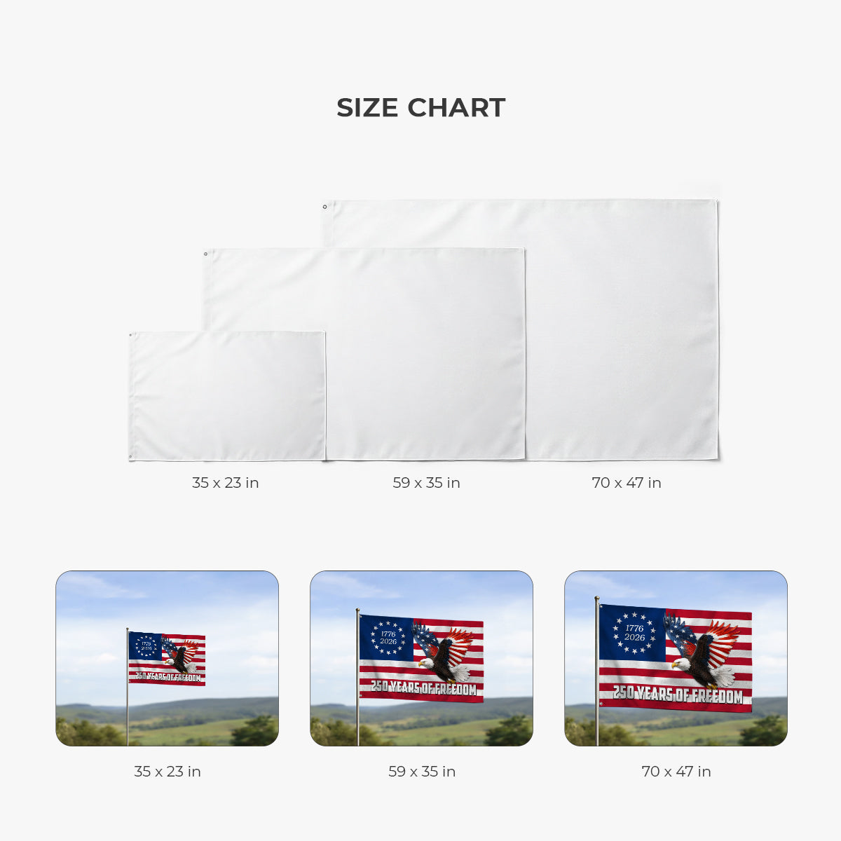 9015AUS3 250 years of freedom house flag america 250 flag personalized 4th of july gifts for family 9015asnpmi