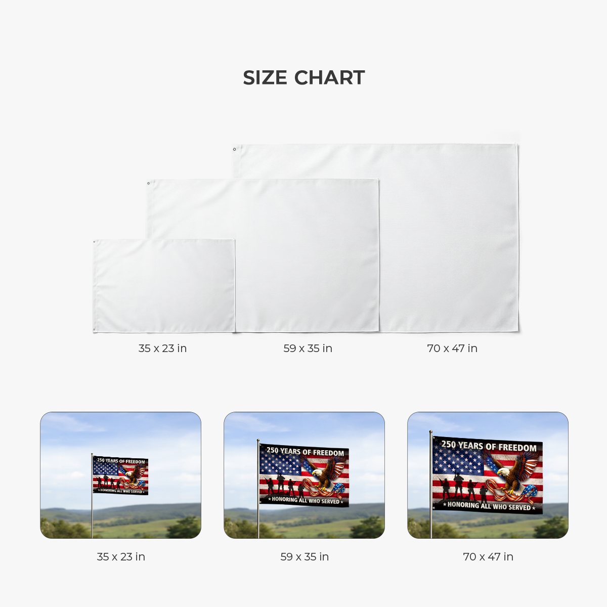 9016AUS3 honoring all who served house flag america 250 flag personalized 4th of july gifts for family 9016asncwi