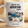 9031MFR2 mug personnalise couple dessin creer des souvenirs au camping 9031mtfcg