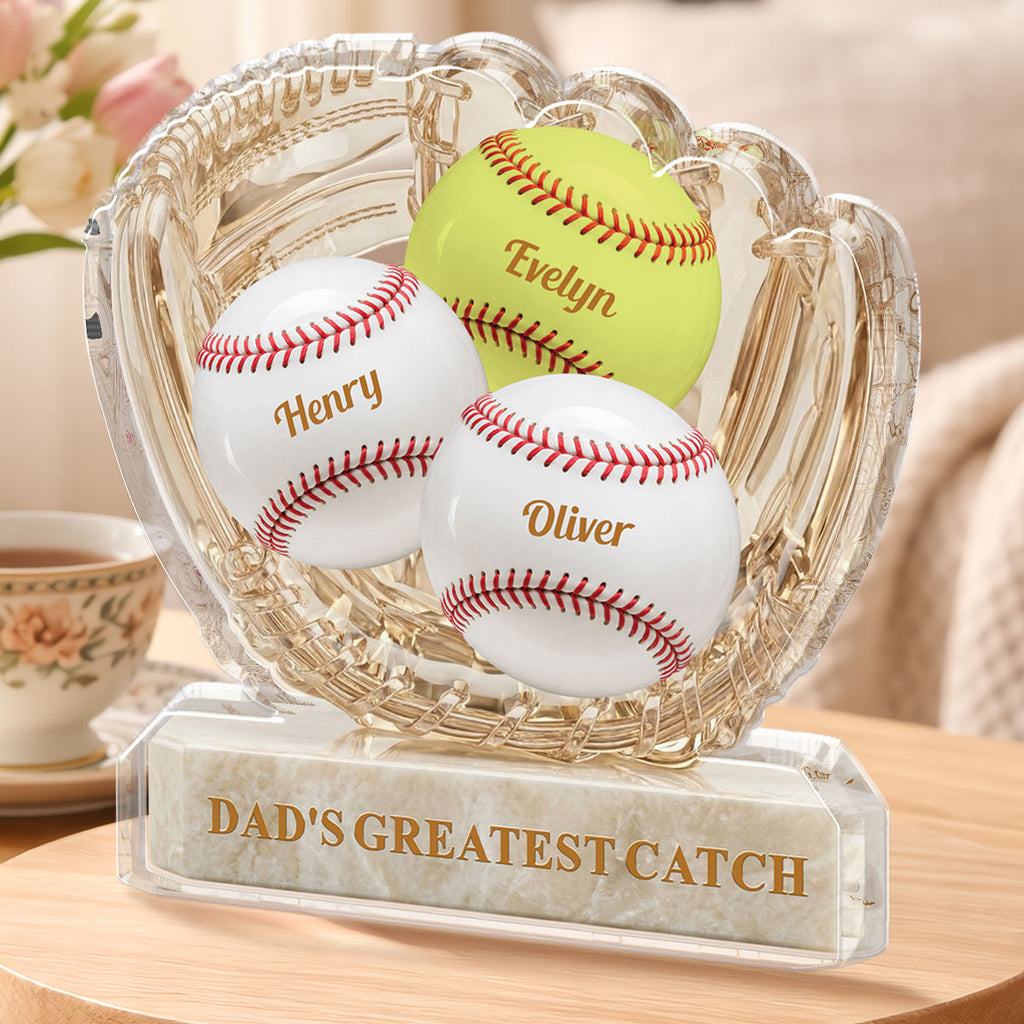 9041AUS1 3d printing effect baseball family acrylic plaque custom gifts for momdad 9041ar8vaa_2