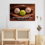 9044CUS3 happy mothers day baseball canvas wall art custom gifts for momdad 9044c8kra