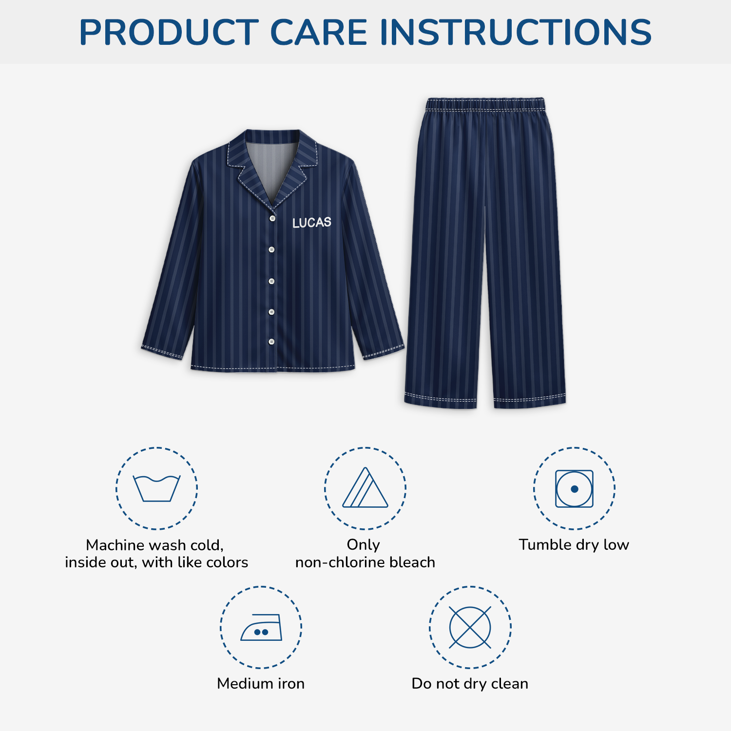 9056VUS1 personalized pajamas with name gifts for himher 9056v6fwa_4