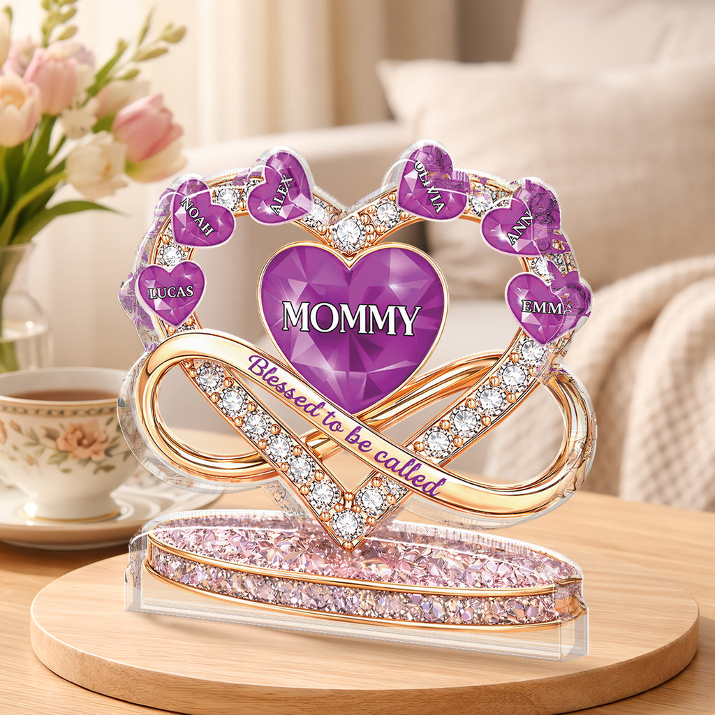 9058AUS1 3d printing effect bless to be called custom shaped acrylic plaque customized gifts for momgrandma 9058arsvta_1