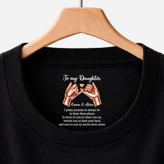 9067AUS1 custom inner neck print t shirt gifts for daughterfriends 9067aa6epa