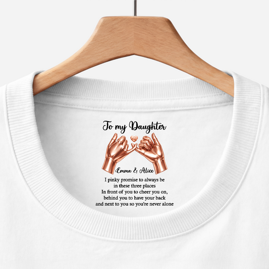 9067AUS1 to my sister inside neck print t shirt gifts for daughterfriends 9067aa6epa