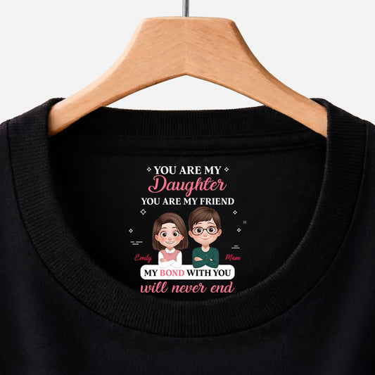 9068AUS1 custom inner neck print t shirt gifts for daughtersonsisterbrother 9068aa6fsa