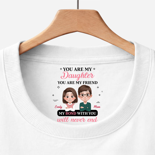 9068AUS1 custom inside neck print t shirt gifts for daughtersonsisterbrother 9068aa6fsa