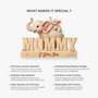 9072AUS4 3d printing effect elephant custom shaped acrylic plaque gifts for momdad 9072arcqpa