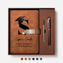 9077MUS1 leather notebook and pen set personalized graduation gifts 9077mo7ms