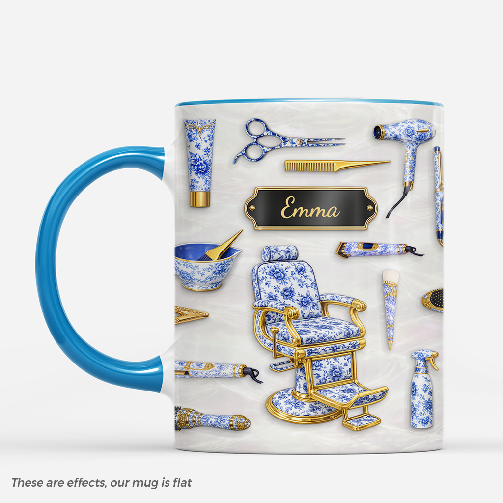 9108MUS1 3d printing effect hairstylist mug personalized gifts for hairstylists 9108mac5a