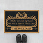 9136DUS1 we will serve the lord doormat custom family gifts 9136dapkg