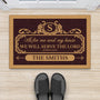9136DUS2 we will serve the lord doormat custom family gifts 9136dapkg