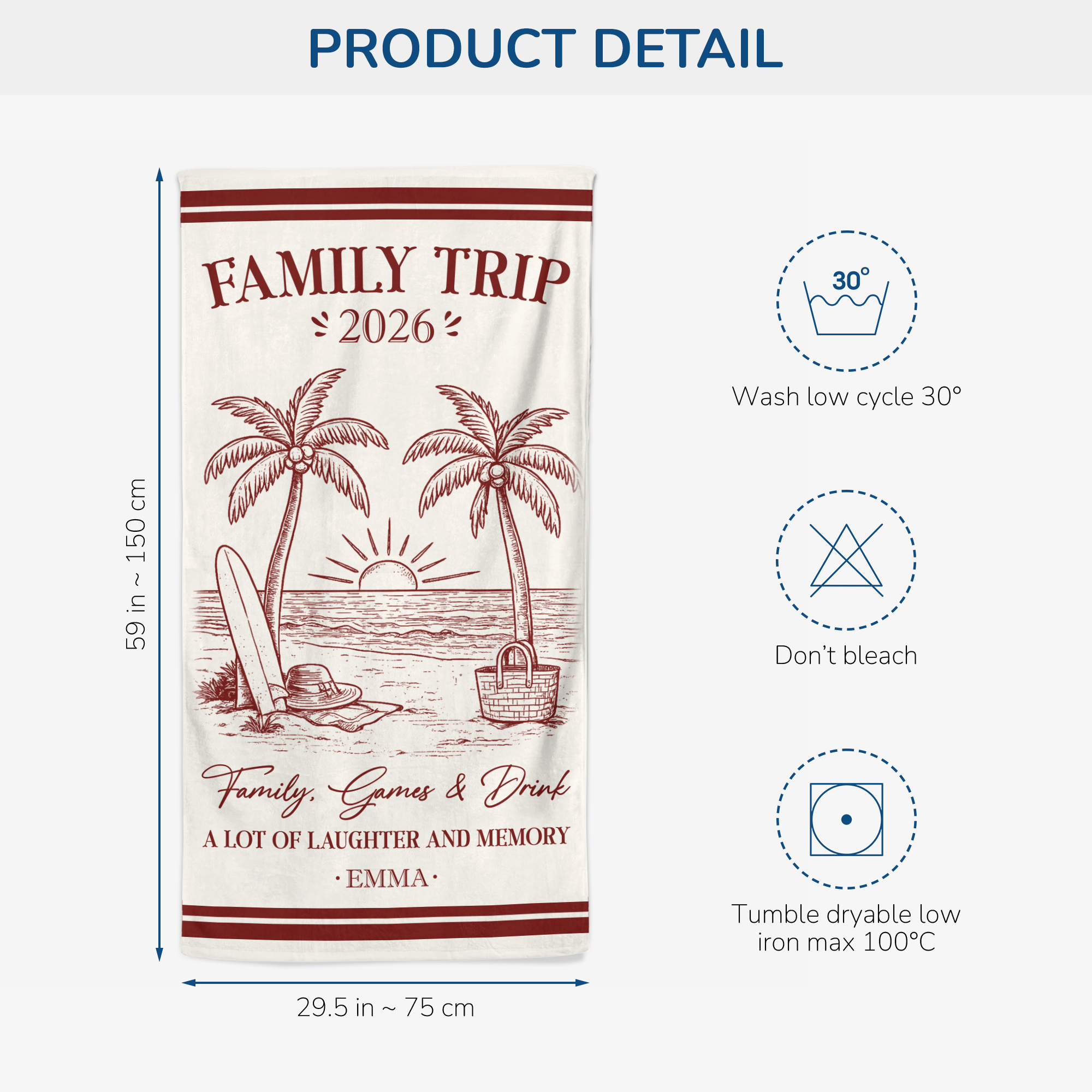 9140BUS3 girls trip beach towel personalized summer gifts for friends 9140bscoi