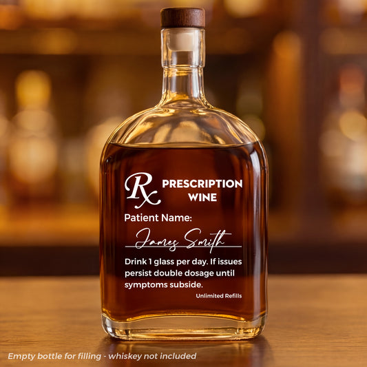 9147AUS1 prescription wine funny whiskey bottle personalized gifts for himher 9147aisv5b_1