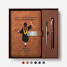 9157MUS1 i trust the next chapter leather notebook set personalized graduation gifts 9157mo30e5a