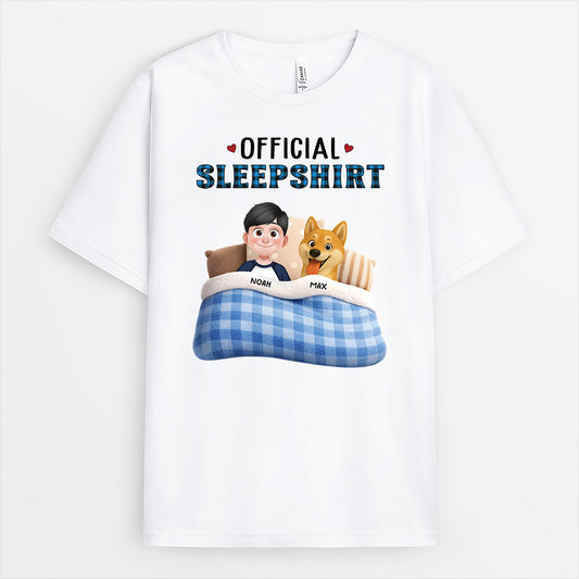 9171AUS1 3d printing effect official sleepshirt dog t shirt personalized gifts for dog lovers 9171a8h5c