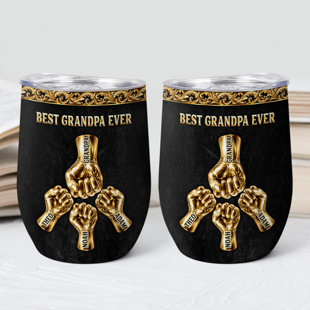 9204TUS2 3d printing effect best dad ever tumbler 12oz personalized gifts for dadgrandpa 9204tnqmb