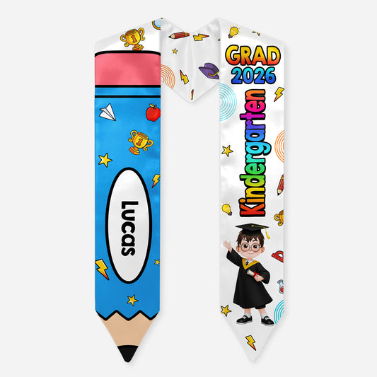 9207AUS1 2026 grad kindergarten graduation stole custom graduation gifts for kids 9207ab6fgk