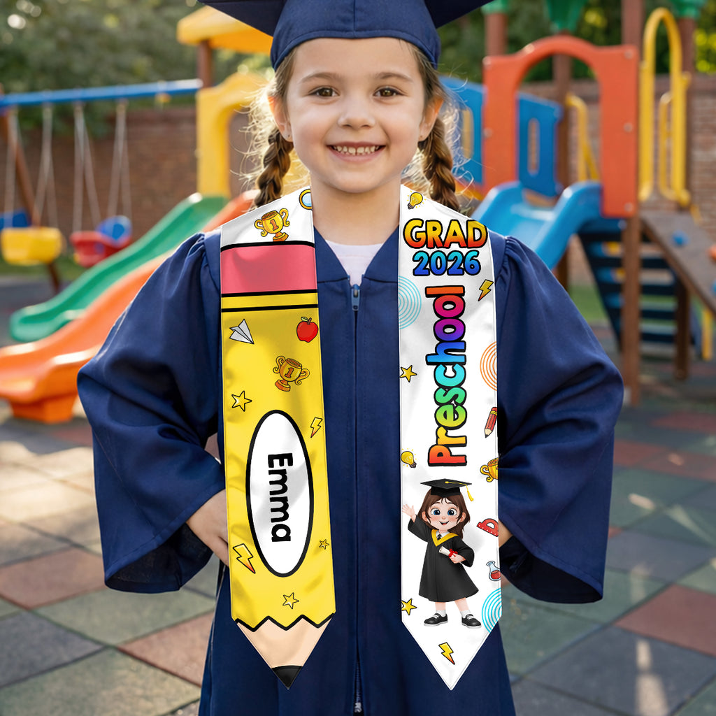 9207AUS2 2026 grad kindergarten graduation stole custom graduation gifts for kids 9207ab6fgk_85fa5bb0 98b4 4612 a628 56637ead00eb
