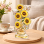 9218AUS2 3d printing effect flower acrylic plaque personalized gifts for momgrandma 9218arafpa