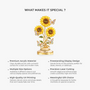 9218AUS5 3d printing effect flower acrylic plaque personalized gifts for momgrandma 9218arafpa