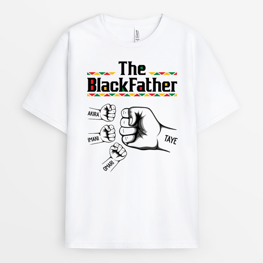 9219AUS1 the black father t shirt custom gifts for dadmom 9219atfzb_a973f312 832e 4765 a8eb a68cba6e9829