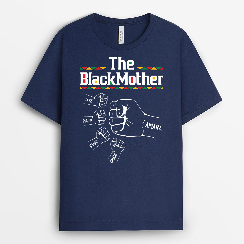 9219AUS2 the black father t shirt custom gifts for dadmom 9219atfzb