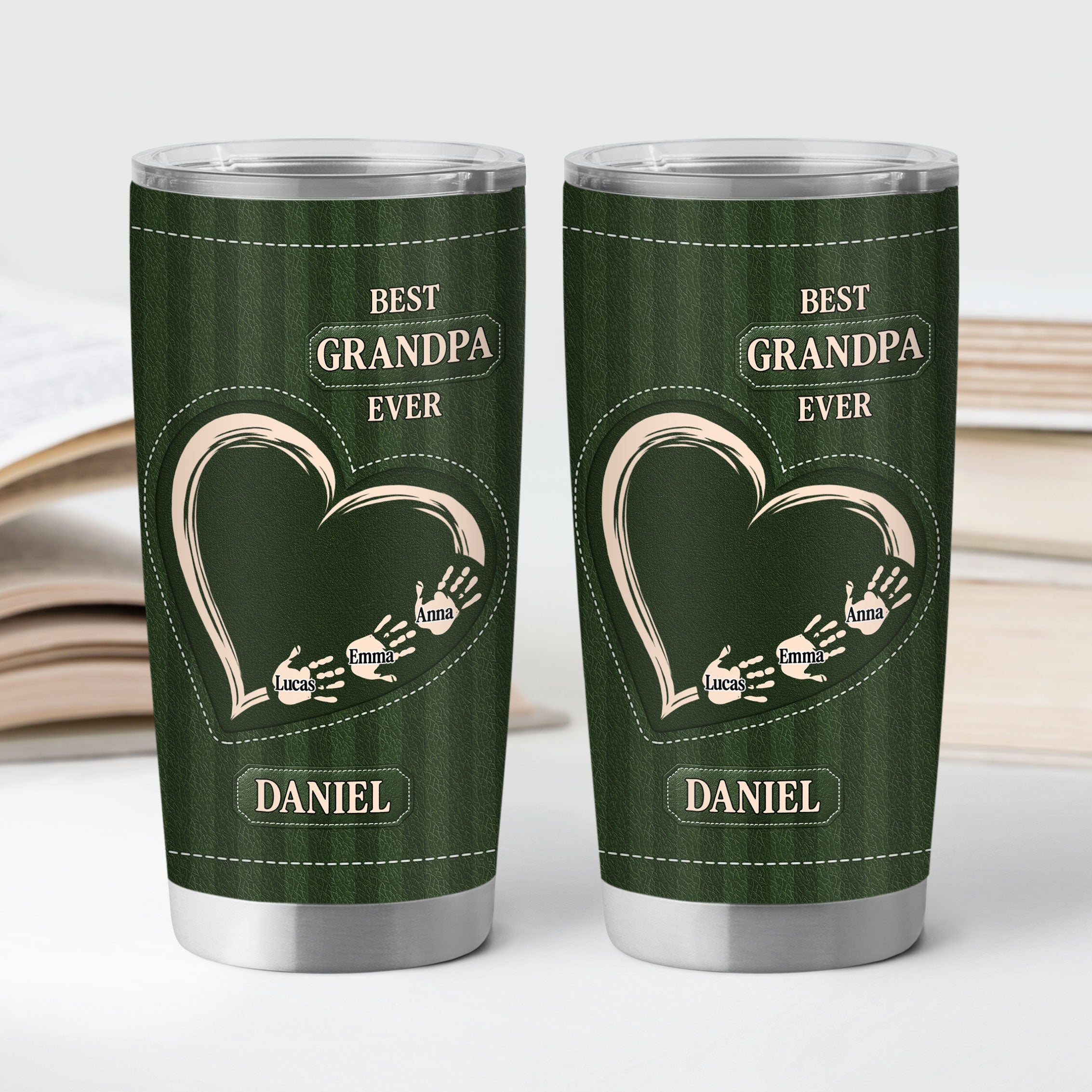 9221TUS2 3d printing effect best grandpa ever tumbler 20oz personalized gifts for grandpadad 9221t