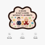 9228AUS5 3d printing effect without paw prints dog custom shaped doormat personalized gifts for dog lovers 9228adnxnc