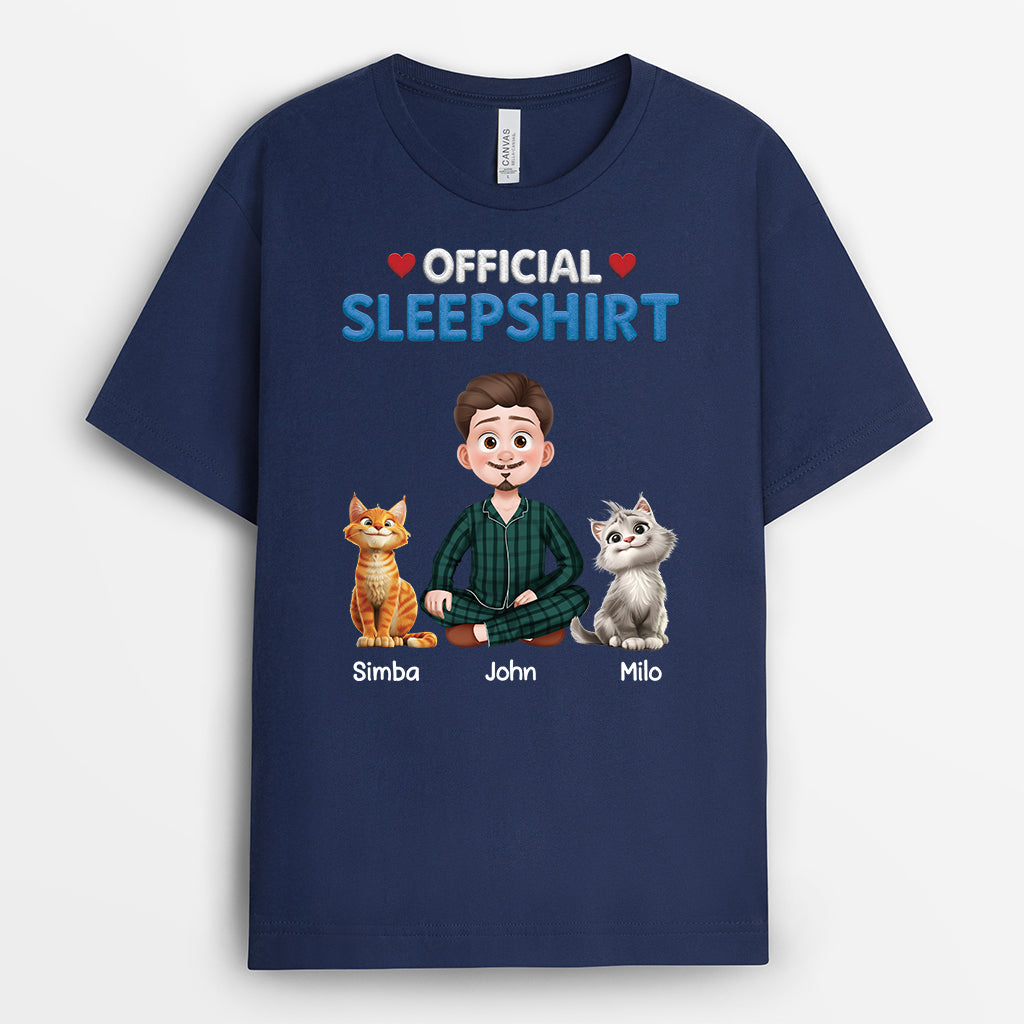 9229AUS2 official sleepshirt cat t shirt personalized gifts for cat lovers 9229a3dmd